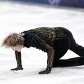 Ilia Malinin, într-o căzătură din programul liber, foto: Guliver/gettyimages