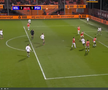 Dennis Man, gol în FC Volendam - PSV // FOTO: captură Prima Sport