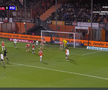 Dennis Man, gol în FC Volendam - PSV // FOTO: captură Prima Sport