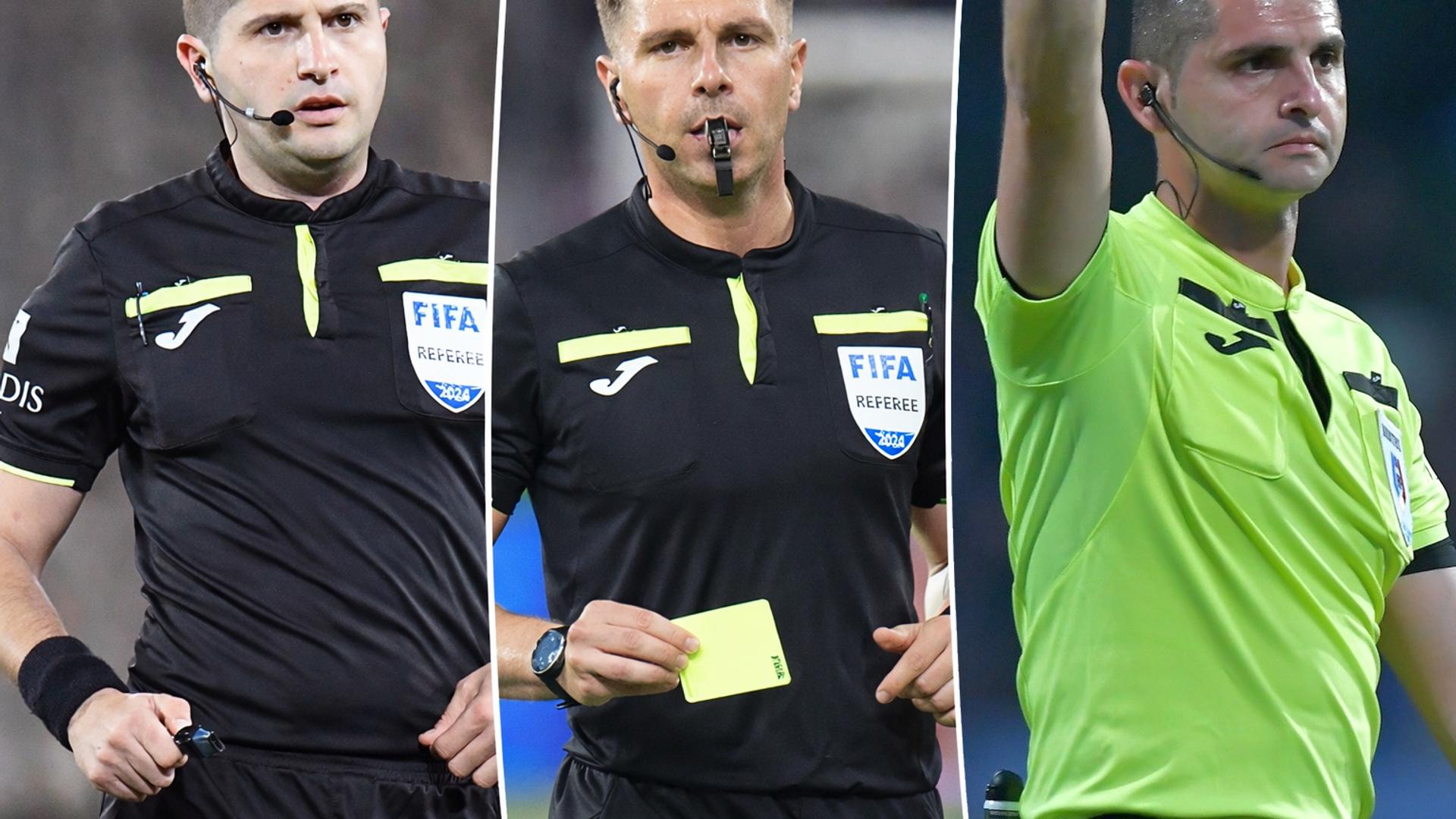 Kyros Vassaras discutând delegări arbitri în Superligă, cu imagini din meciuri controversate și arbitri implicați în controverse arbitraj. | sursa foto: Gazeta Sporturilor