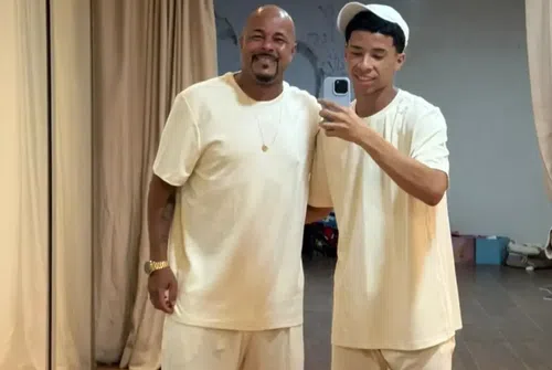 Wesley Lopes și fiul său, Yuri // foto: Instagram