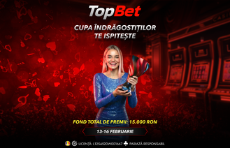 Cupa Îndrăgostiților te ispitește pe Topbet.ro