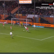 Dennis Man, gol în FC Volendam - PSV // FOTO: captură Prima Sport