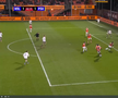 Dennis Man, gol în FC Volendam - PSV // FOTO: captură Prima Sport