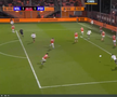 Dennis Man, gol în FC Volendam - PSV // FOTO: captură Prima Sport