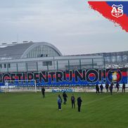 Derby-ul orgoliilor dintre CSA Steaua și FCSB II a născut o mobilizare serioasă a ultrașilor din Peluza Sud Steaua / Sursă foto: Facebook AS47