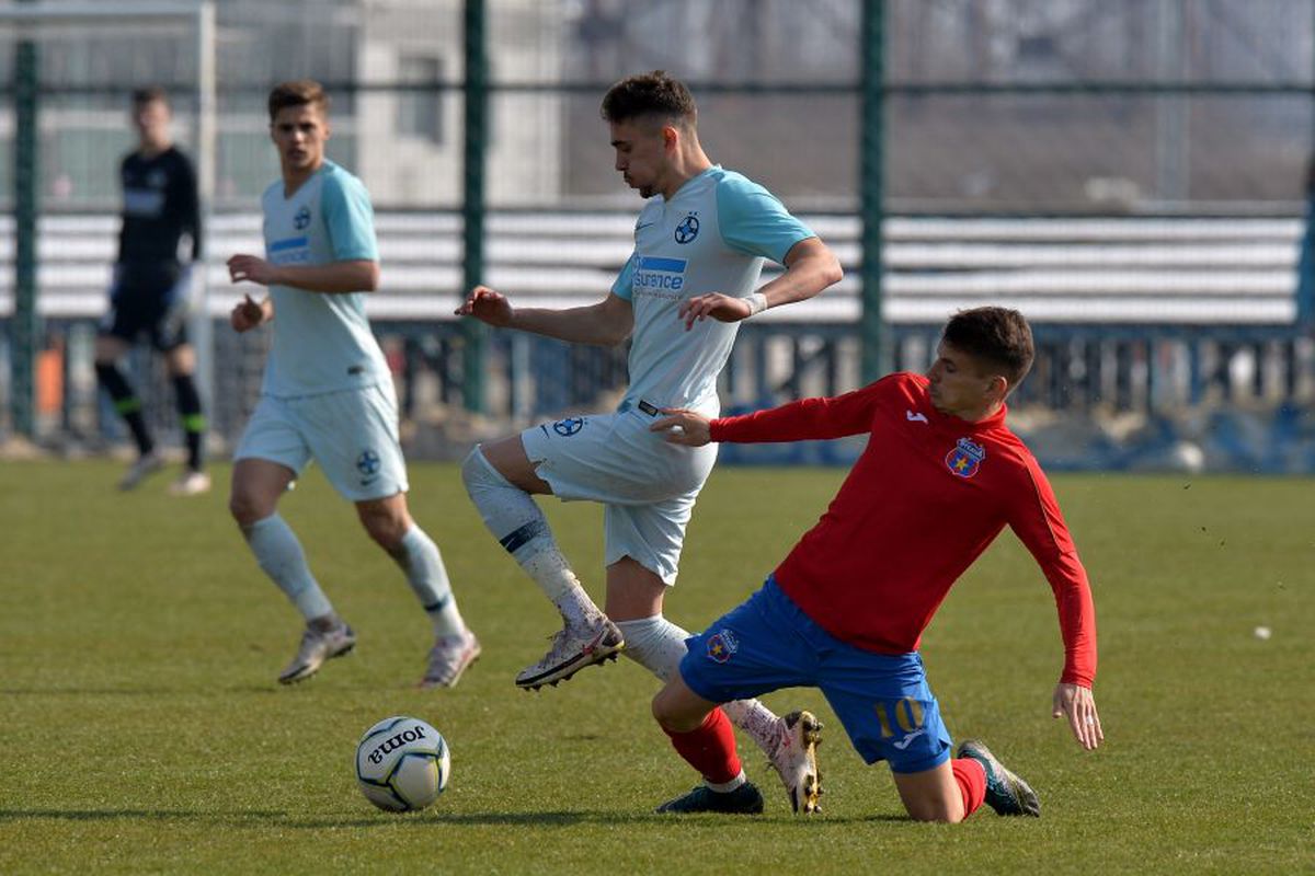 Emoții pentru FCSB! Octavian Popescu, accidentat în Liga 3 cu 6 zile înainte de meciul cu CFR Cluj