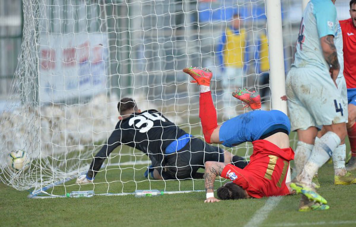 Emoții pentru FCSB! Octavian Popescu, accidentat în Liga 3 cu 6 zile înainte de meciul cu CFR Cluj