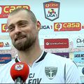 Gabi Tamaș (37 de ani), fundașul celor de la FC Voluntari, a fost binedispus după victoria de la Clinceni, scor 1-0.