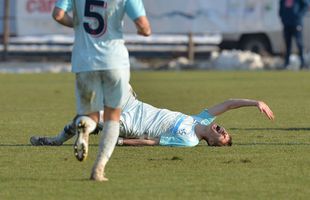 Emoții pentru FCSB! Octavian Popescu, accidentat în Liga 3 cu 6 zile înainte de meciul cu CFR Cluj