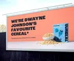 Suntem cerealele preferate ale lui Dwayne Johnson. Dwayne e un șofer de autobuz din Londra