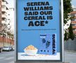 Serena Williams a spus despre cerealele noastre că sunt as. A spus-o doar pentru că i-am dat bani