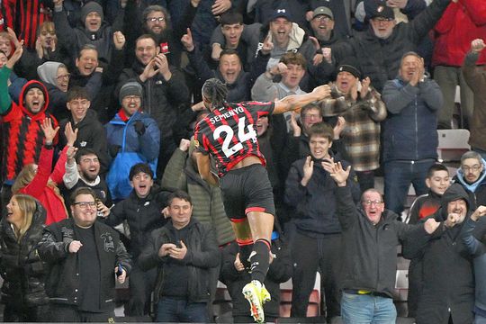Semenyo a fost eroul lui Bournemouth // foto: Guliver/gettyimages