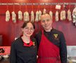 Laura și Pavel, proprietarii măcelăriei de lângă Lyon / FOTO: Ionuț Iordache (GSP)