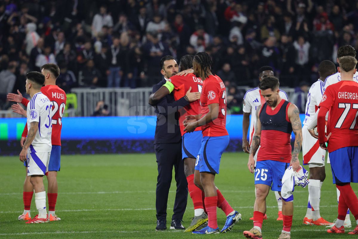 Anunțul făcut în direct după Lyon - FCSB: jucătorul căruia îi va fi scăzut salariul în vară