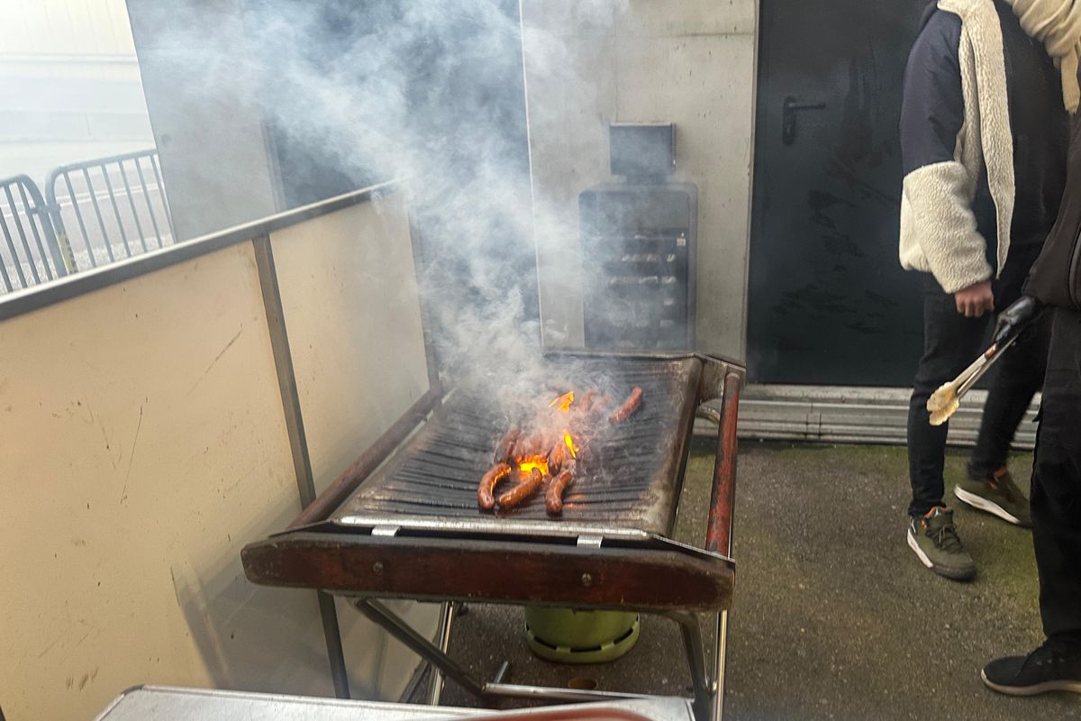 Imagini înainte de Lyon - FCSB