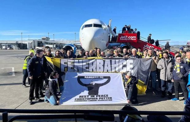 Gestul fanilor lui Fenerbahce în memoria fanului decedat al lui Rangers