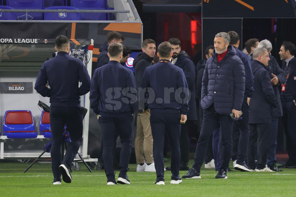 Lyon - FCSB, primele imagini de la firul ierbii