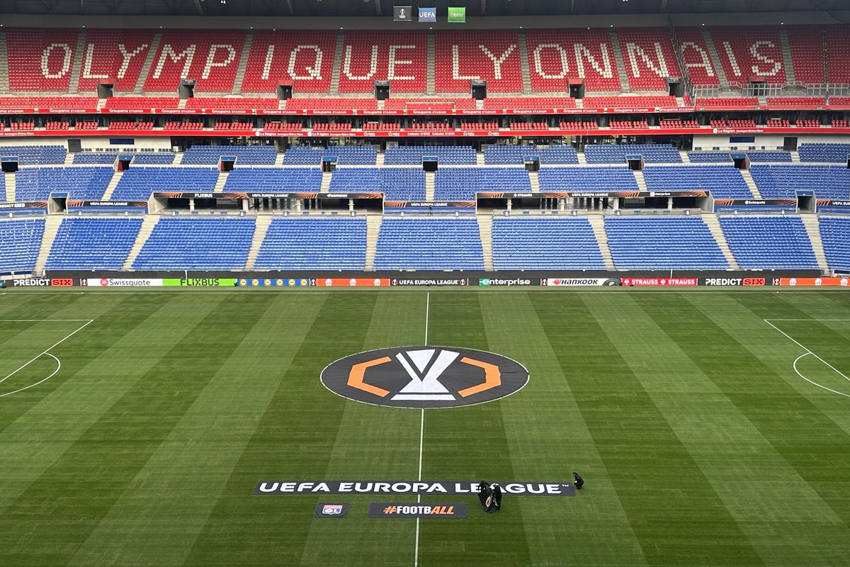 Imagini înainte de Lyon - FCSB