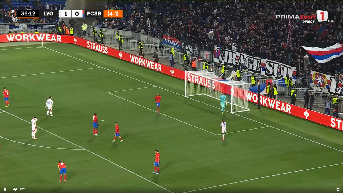 Ratarea sezonului de Europa League a venit în Lyon - FCSB » Ce a urmat un minut mai târziu
