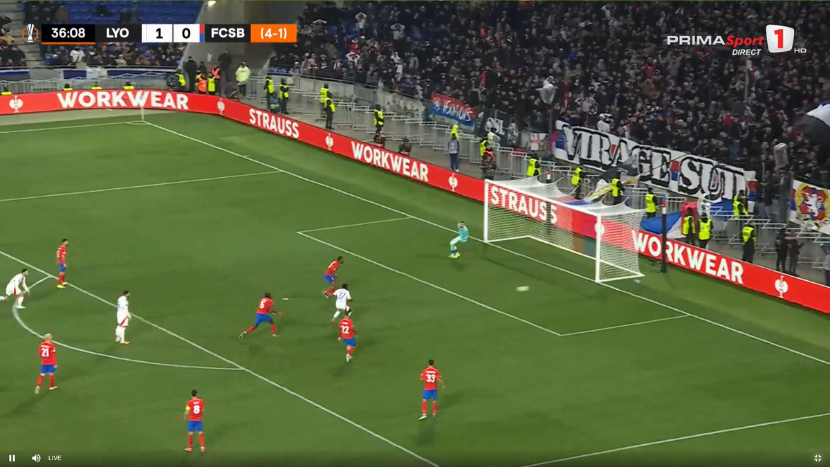 Ratarea sezonului de Europa League a venit în Lyon - FCSB » Ce a urmat un minut mai târziu