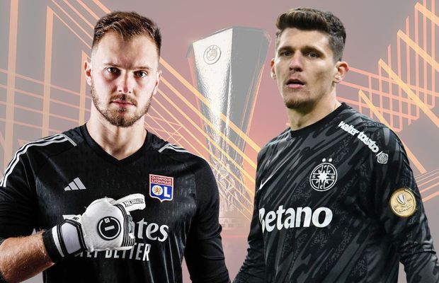 „Pentru mine, e cel mai bun din lume” » Lyon - FCSB va fi meciul portarilor: Lucas Perri vs. Ștefan Târnovanu