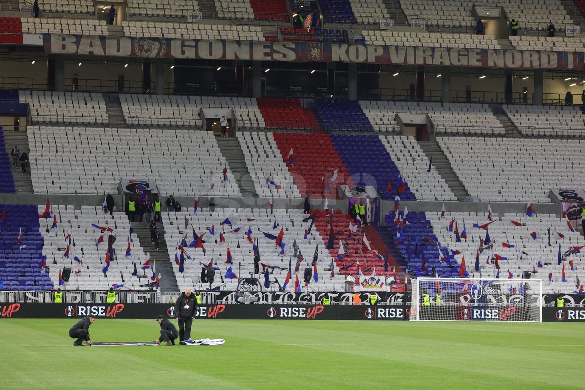 Lyon - FCSB, primele imagini de la firul ierbii