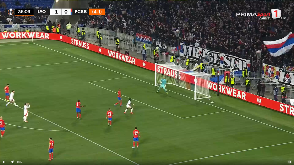 Ratarea sezonului de Europa League a venit în Lyon - FCSB » Ce a urmat un minut mai târziu