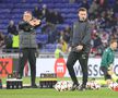 Lyon - FCSB, imagini de la încălzire