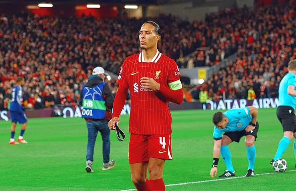 Replica lui Van Dijk, după ce a fost surprins discutând cu șefii lui PSG: „Dacă cineva spune că știe, minte cu nerușinare”