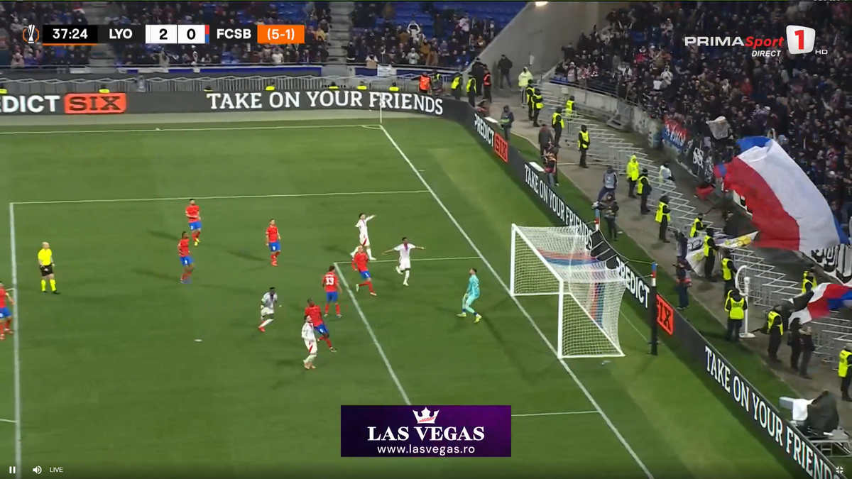 Ratarea sezonului de Europa League a venit în Lyon - FCSB » Ce a urmat un minut mai târziu