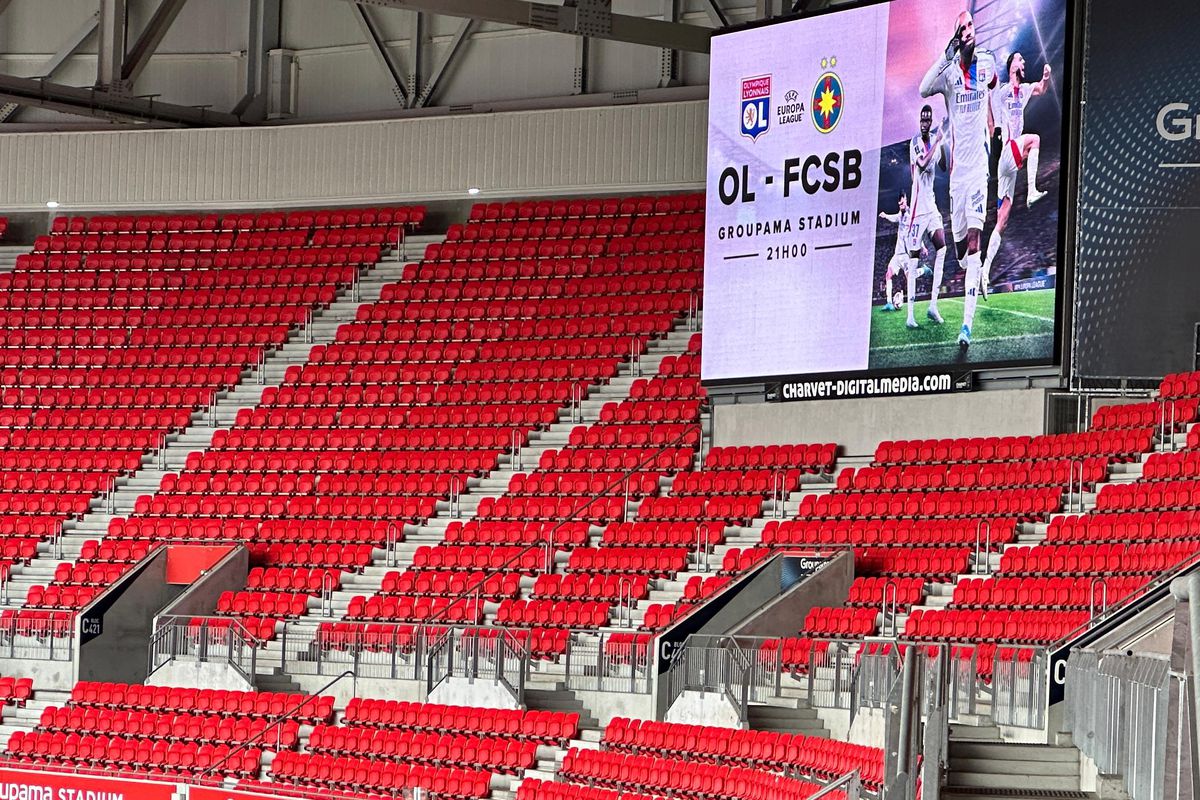 Imagini înainte de Lyon - FCSB