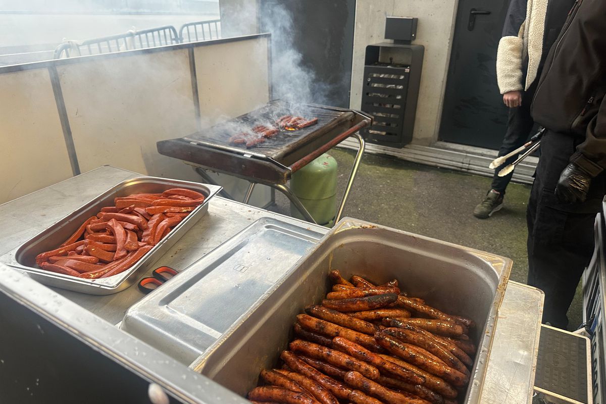 Imagini înainte de Lyon - FCSB
