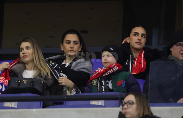 Fiica-fotomodel a lui Elias Charalambous a atras atenția în tribune la Lyon - FCSB