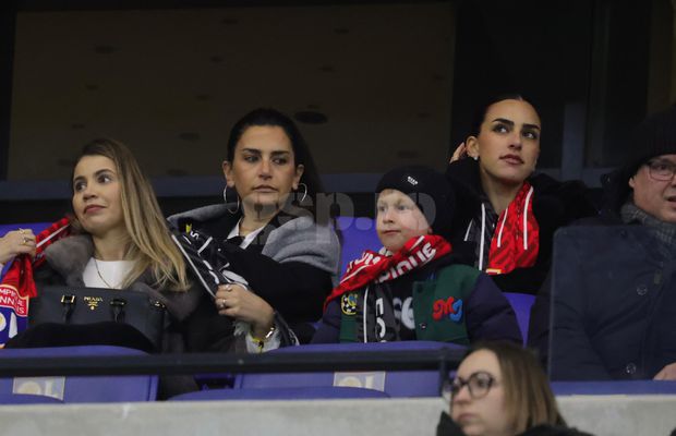 Fiica-fotomodel a lui Elias Charalambous a atras atenția în tribune la Lyon - FCSB