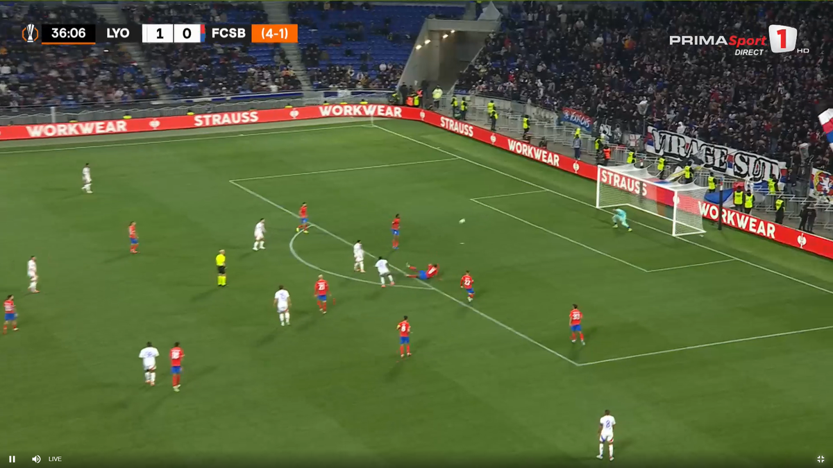 Ratarea sezonului de Europa League a venit în Lyon - FCSB » Ce a urmat un minut mai târziu
