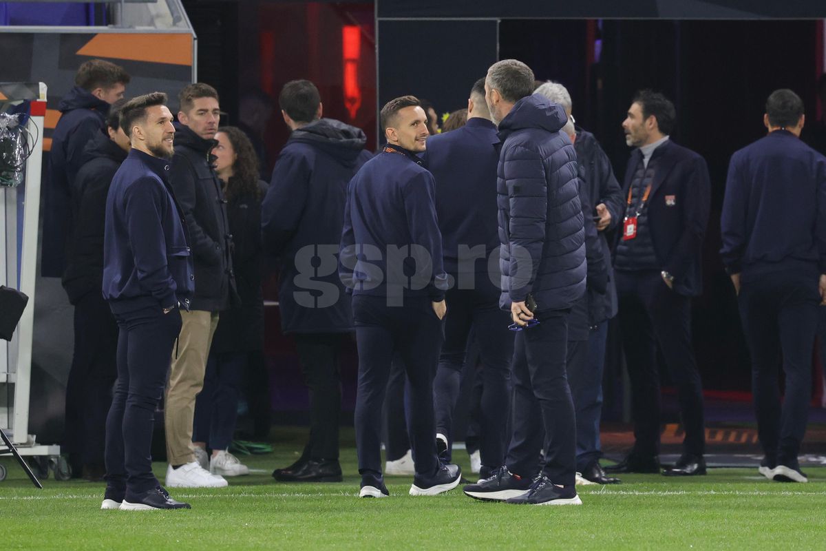 Lyon - FCSB, primele imagini de la firul ierbii