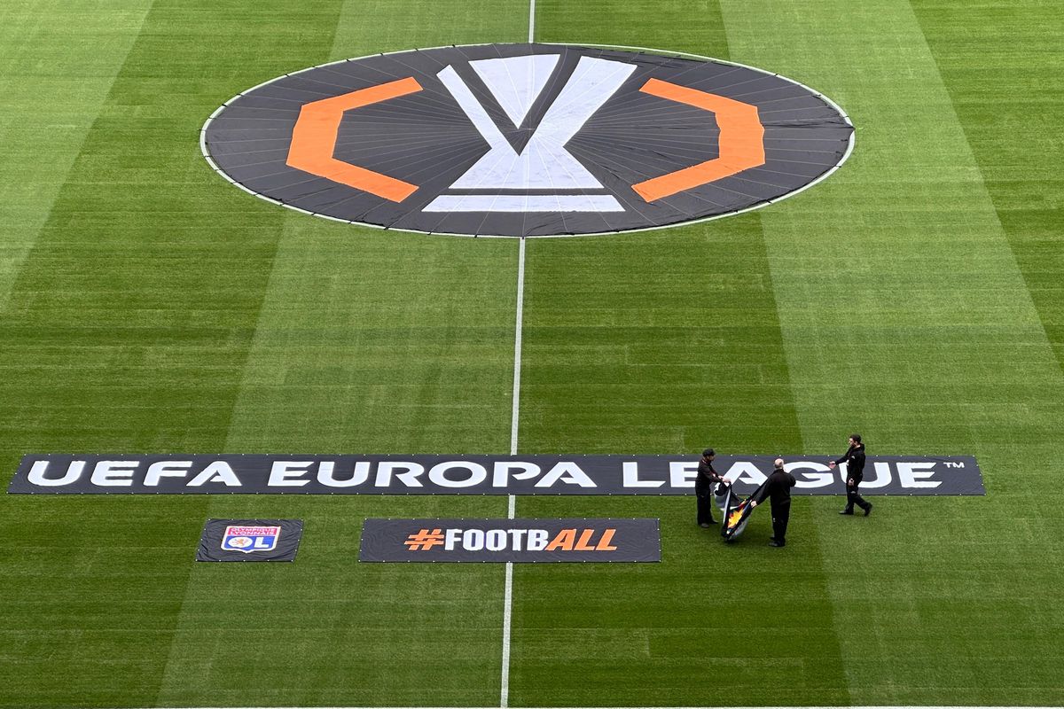 Imagini înainte de Lyon - FCSB