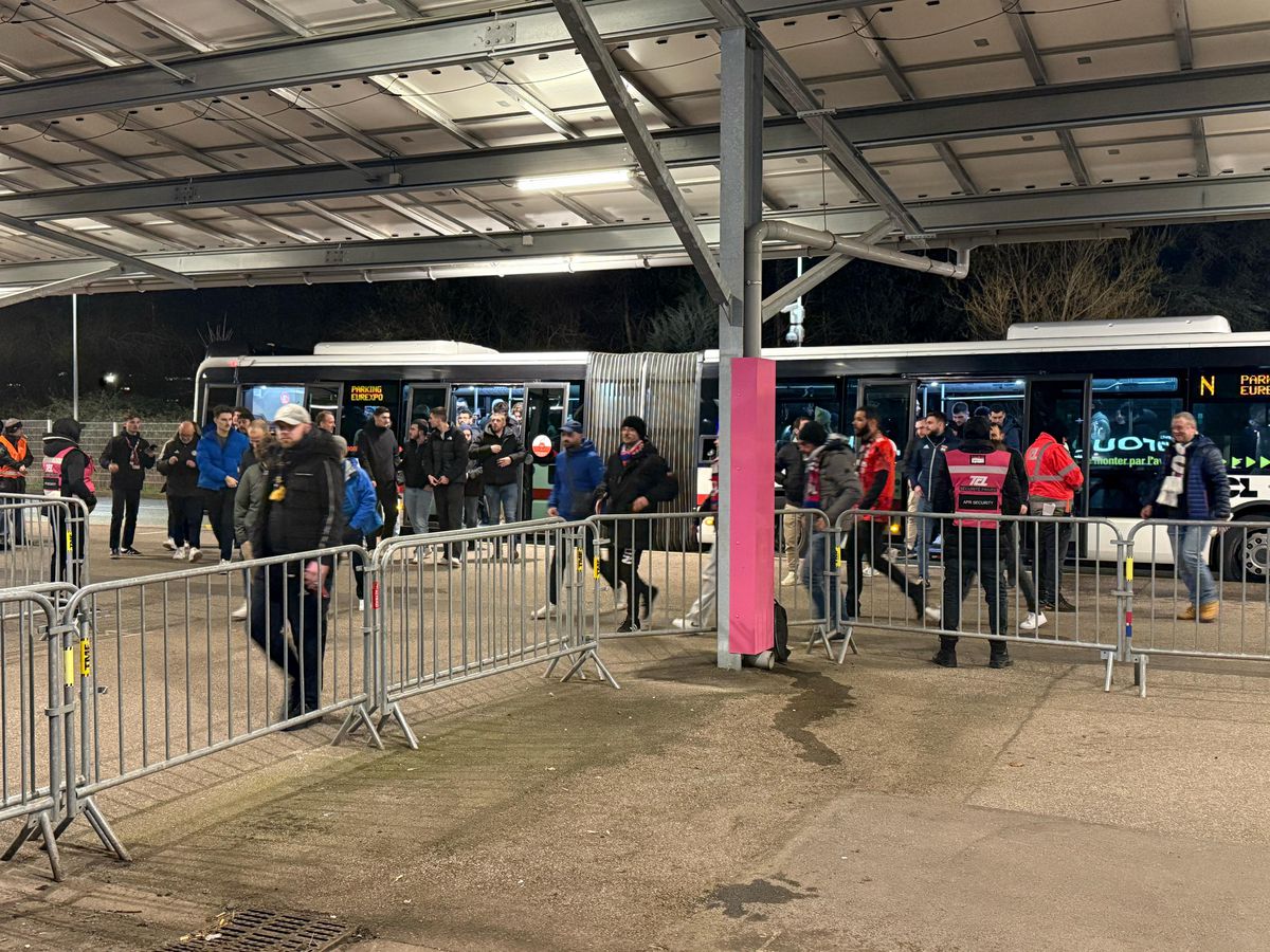 Imagini înainte de Lyon - FCSB