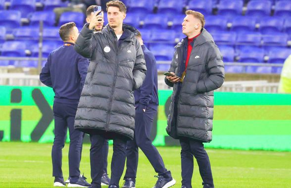 La unison! Cum au reacționat fotbaliștii campioanei FCSB când au pășit pe „Groupama Stadium”