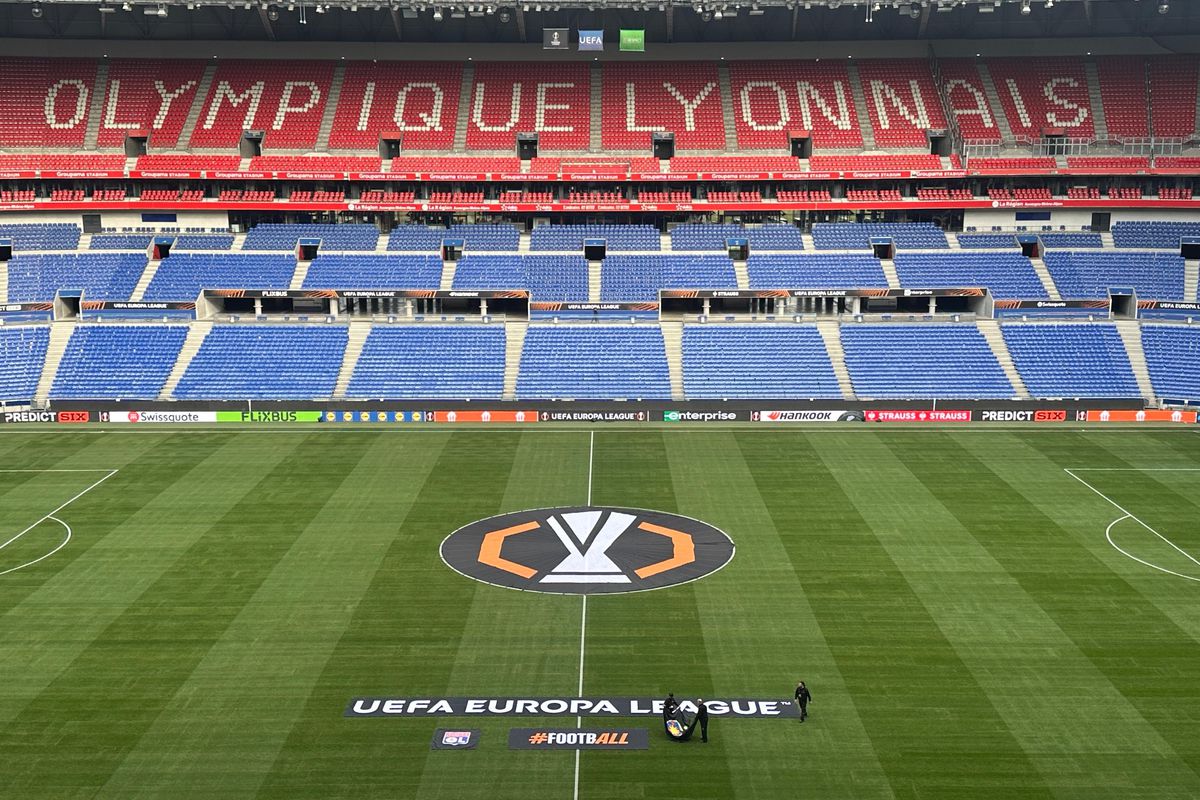 Imagini înainte de Lyon - FCSB