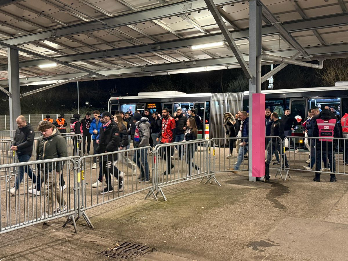 Imagini înainte de Lyon - FCSB