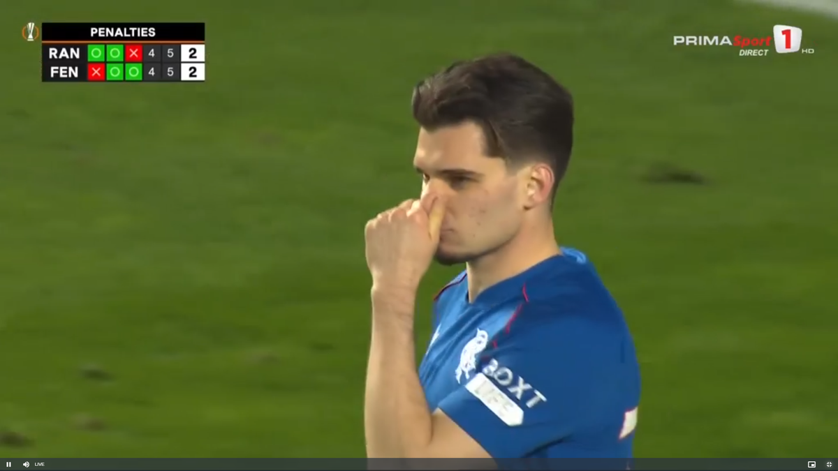 Ianis Hagi a ratat la loviturile de departajare în Rangers - Fenerbahce