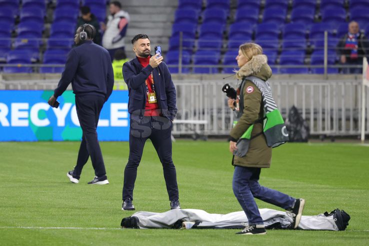 Crețu la Lyon - FCSB / FOTO: Ionuț Iordache (GSP.ro)