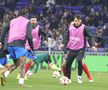 Lyon - FCSB, imagini de la încălzire