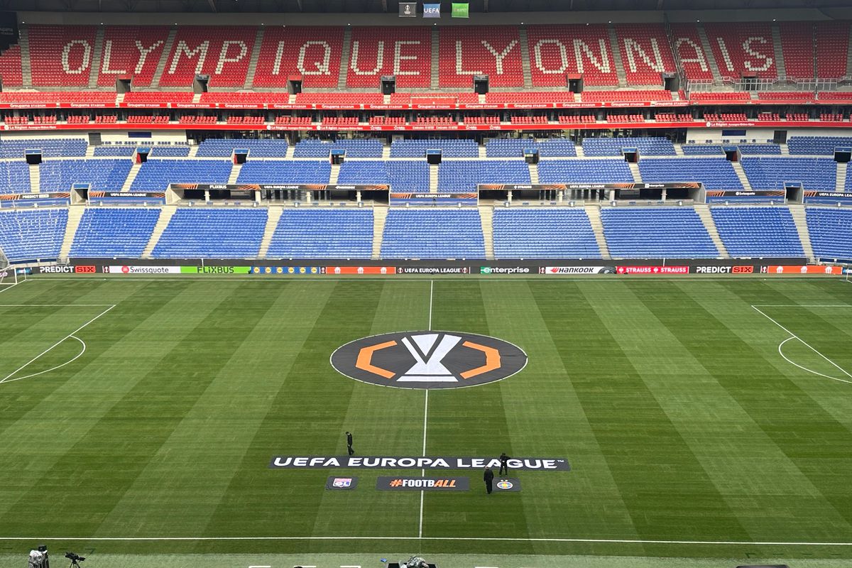 Imagini înainte de Lyon - FCSB