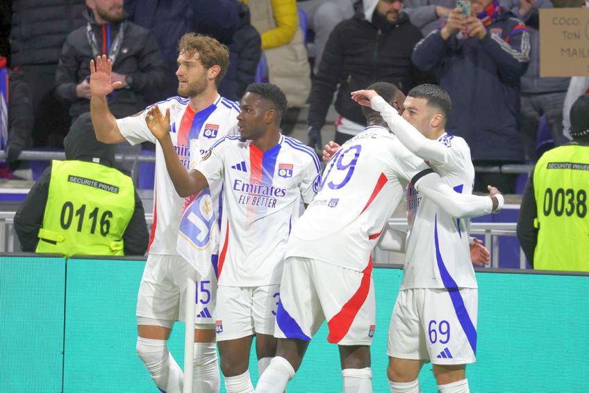 Lyon a învins-o pe FCSB, scor 4-0, în returul din „optimile” Europa League.