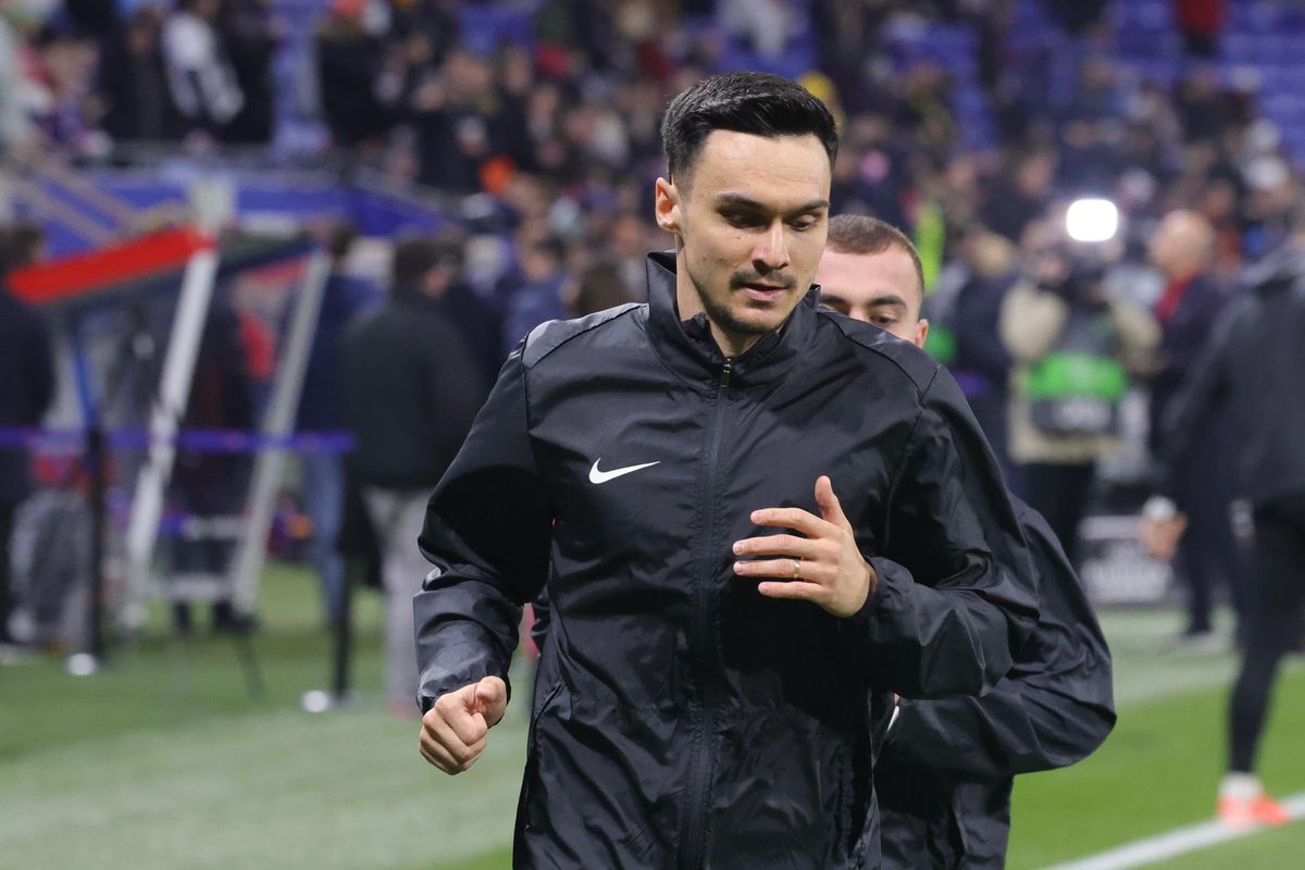 Lyon - FCSB, primele imagini de la firul ierbii