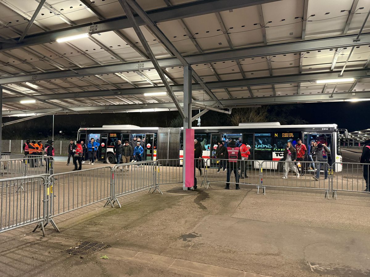 Imagini înainte de Lyon - FCSB