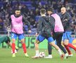 Lyon - FCSB, imagini de la încălzire
